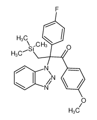 219603-53-9 2-(1H-1,2,3-benzotriazol-1-yl)-2-(4-fluorophenyl)-1-(4-(methyloxy)phenyl)-3-(trimethylsilyl)propan-1-one