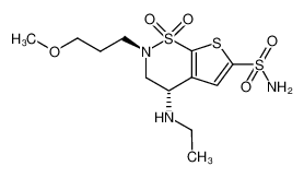 154127-19-2 structure, C12H21N3O5S3