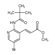 1439929-76-6 spectrum, methyl 3-(5-bromo-2-pivalamidopyridin-3-yl)acrylate