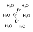 7789-53-9 structure, Br2H12O6Sr