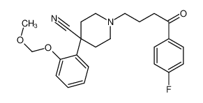 73962-25-1 1-[4-(4-氟苯基)-4-氧代丁基]-4-[2-(甲氧基甲氧基)苯基]哌啶-4-甲腈