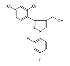 (3-(2,4-DICHLOROPHENYL)-1-(2,4-DIFLUOROPHENYL)-1H-PYRAZOL-4-YL)METHANOL 618441-79-5