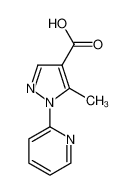 5-methyl-1-pyridin-2-ylpyrazole-4-carboxylic acid 241798-60-7