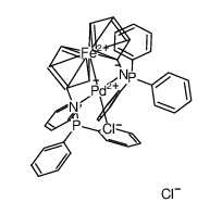 887925-59-9 structure, C46H33Cl2FeN2P2Pd