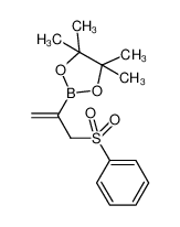 1424999-26-7 4,4,5,5-tetramethyl-2-(3-(phenylsulfonyl)prop-1-en-2-yl)-1,3,2-dioxaborolane