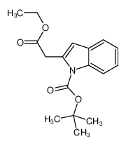 172226-77-6 2-(2-乙氧基-2-氧代乙基)-1H-吲哚-1-羧酸叔丁酯