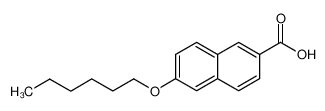 6-(hexyloxy)-2-naphthoic acid