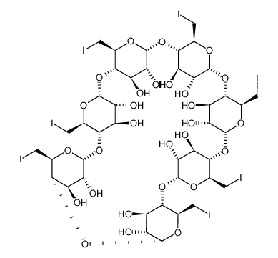 30754-23-5 structure, C42H63I7O28