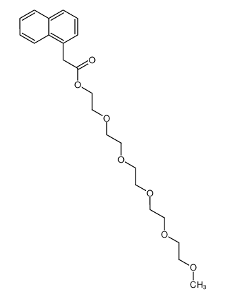 1262944-10-4 2-(2'-(2''-(2'''-(2''''-methoxyethoxy)ethoxy)ethoxy)ethoxy)ethyl 1-naphthaleneacetate