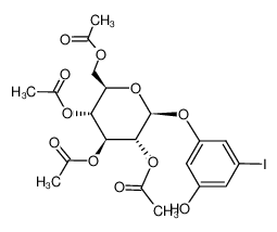 709030-16-0 spectrum, (3-hydroxy-5-iodophenyl) 2,3,4,6-tetra-O-acetyl-β-D-glucopyranoside