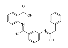 2-[[3-[(2-phenylacetyl)amino]benzoyl]amino]benzoic acid 294891-81-9