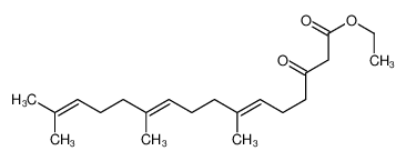 (6E,10E)-7,11,15-三甲基-3-氧代十六碳-6,10,14-三烯酸乙酯(异构体混合物)