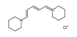 1-(5-piperidin-1-ium-1-ylidenepenta-1,3-dienyl)piperidine,chloride,hydrate 22966-87-6