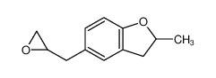 2-methyl-5-(oxiran-2-ylmethyl)-2,3-dihydro-1-benzofuran 62315-83-7