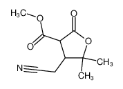 155887-47-1 methyl 4-(cyanomethyl)-5,5-dimethyl-2-oxotetrahydrofuran-3-carboxylate