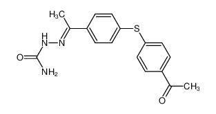 745076-15-7 spectrum, 2-(1-(4-((4-acetylphenyl)thio)phenyl)ethylidene)hydrazine-1-carboxamide