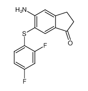 158205-23-3 structure, C15H11F2NOS