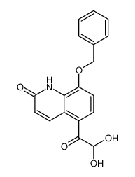 5-(2,2-Dihydroxyacetyl)-8-(benzyloxy)-carbostyril 100331-91-7