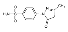 4-(3-methyl-5-oxo-4H-pyrazol-1-yl)benzenesulfonamide 13269-73-3