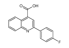 2-(4-FLUORO-PHENYL)-QUINOLINE-4-CARBOXYLIC ACID 441-28-1