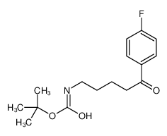 1020718-53-9 tert-butyl N-[5-(4-fluorophenyl)-5-oxopentyl]carbamate