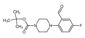 2-(4-Boc-哌嗪-1-基)-5-氟苯甲醛