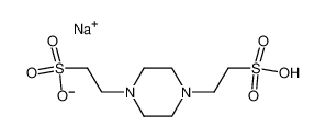 10010-67-0 structure, C8H17N2NaO6S2