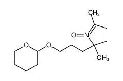 86335-47-9 3,4-dihydro-2,5-dimethyl-2-(3-(tetrahydropyranyloxy)propyl)-2H-pyrrole 1-oxide