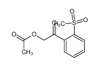 111211-66-6 ω-Acetoxy-o-methylsulfon-acetophenon