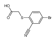 101774-45-2 spectrum, (4-bromo-2-cyano-phenylsulfanyl)-acetic acid