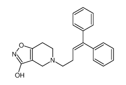 5-(4,4-diphenylbut-3-enyl)-6,7-dihydro-4H-[1,2]oxazolo[4,5-c]pyridin-3-one 132033-96-6