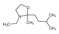 3-ethyl-2-methyl-2-(3-methylbutyl)-1,3-oxazolidine 143860-04-2