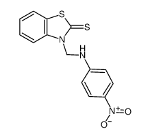 3-[(4-nitroanilino)methyl]-1,3-benzothiazole-2-thione 60431-65-4