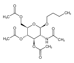 (5-acetamido-3,4-diacetyloxy-6-butoxyoxan-2-yl)methyl acetate 155197-37-8