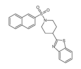 2-[1-(2-Naphthylsulfonyl)-4-piperidinyl]-1,3-benzothiazole 605629-41-2