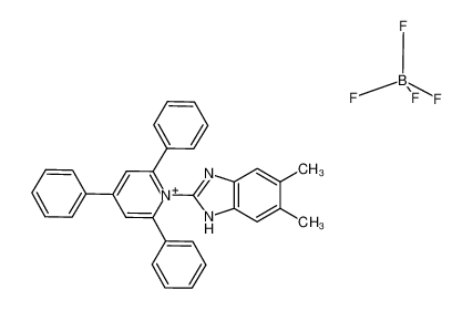 105958-35-8 structure, C32H26BF4N3+