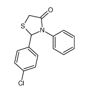 54397-10-3 2-(4-chlorophenyl)-3-phenyl-1,3-thiazolidin-4-one