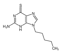 24397-98-6 structure, C10H15N5S