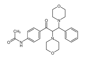 N-[4-[(2,3-DIMORPHOLINO-3-PHENYL)PROPANOYL]PHENYL]ACETAMIDE 5394-69-4