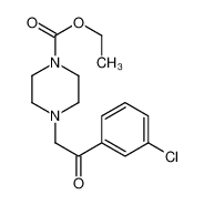 Ethyl 4-[2-(3-chlorophenyl)-2-oxoethyl]-1-piperazinecarboxylate 486439-06-9