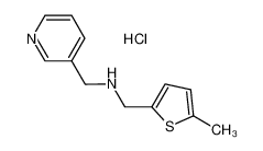 (5-Methyl-thiophen-2-ylmethyl)-pyridin-3-ylmethyl-amine hydrochloride 1049784-50-0