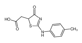 2-[2-(4-methylanilino)-4-oxo-1,3-thiazol-5-yl]acetic acid 303120-90-3