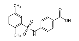 4-[(2,5-dimethylphenyl)sulfonylamino]benzoic acid 126146-01-8