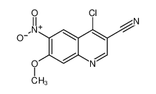 4-chloro-7-methoxy-6-nitroquinoline-3-carbonitrile 214470-33-4