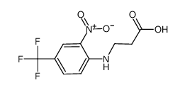 37040-43-0 3-[2-硝基-4-(三氟甲基)苯胺]-丙酸