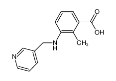 2-methyl-3-(pyridin-3-ylmethylamino)benzoic acid 878714-39-7