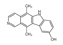 5,11-dimethyl-6H-pyrido[4,3-b]carbazol-9-ol 51131-85-2