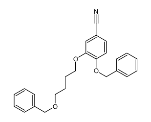 4-phenylmethoxy-3-(4-phenylmethoxybutoxy)benzonitrile 858673-95-7