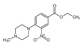 ethyl 4-(4-methylpiperazin-1-yl)-3-nitrobenzoate 1000018-71-2