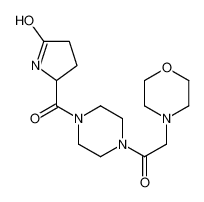 5-[4-(2-morpholin-4-ylacetyl)piperazine-1-carbonyl]pyrrolidin-2-one 110957-13-6